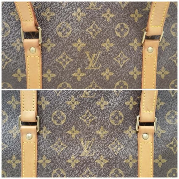 Louis Vuitton Babylone Monogram Canvas Leather Large Shoulder Bag Authentic - Picture 5 of 13